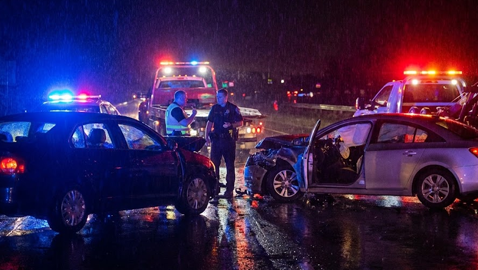 민식이법 및 12대 중과실로 인한 벌금 상향이 우려되는 심각한 야간 교통사고 현장