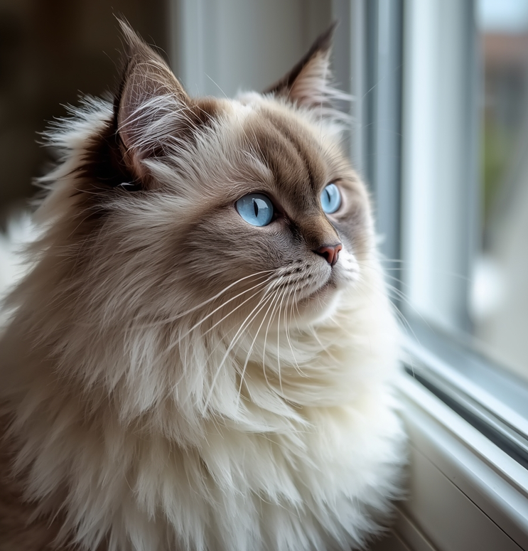 알레르기 유발이 적은 시베리안 고양이